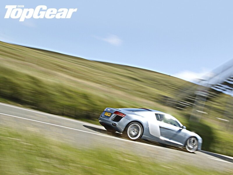 Silver Sports Car — Dynamic, Afternoon, Photograph, Road, Hill, Green