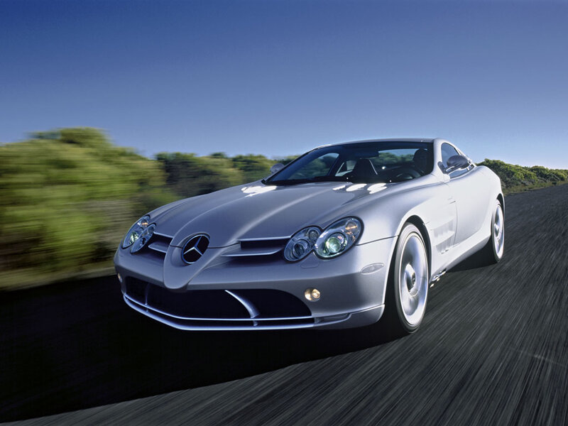 Silver Sports Car — Dynamic, Afternoon, Photograph, Road, Trees, Sky