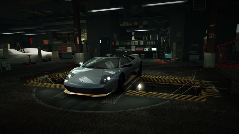 Silver Sports Car — Exit