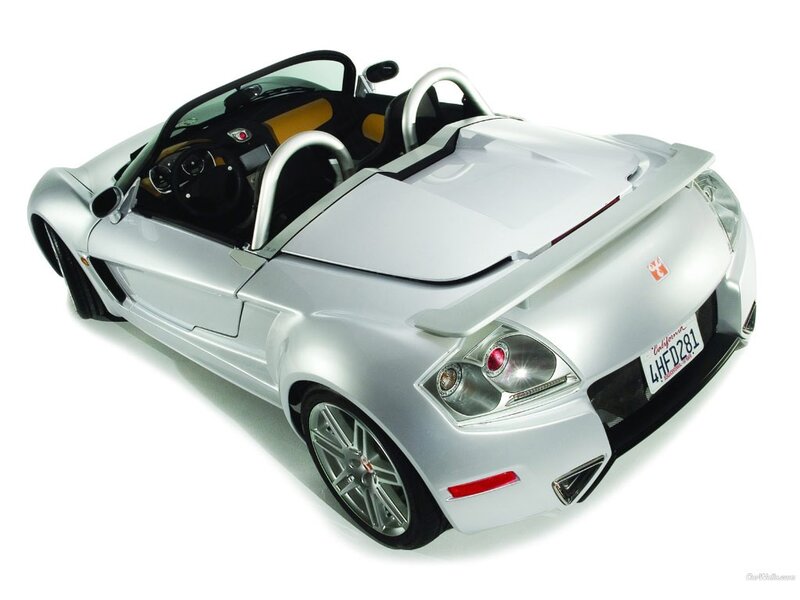 silver sports car from above