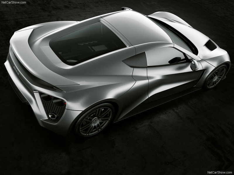 silver sports car from above