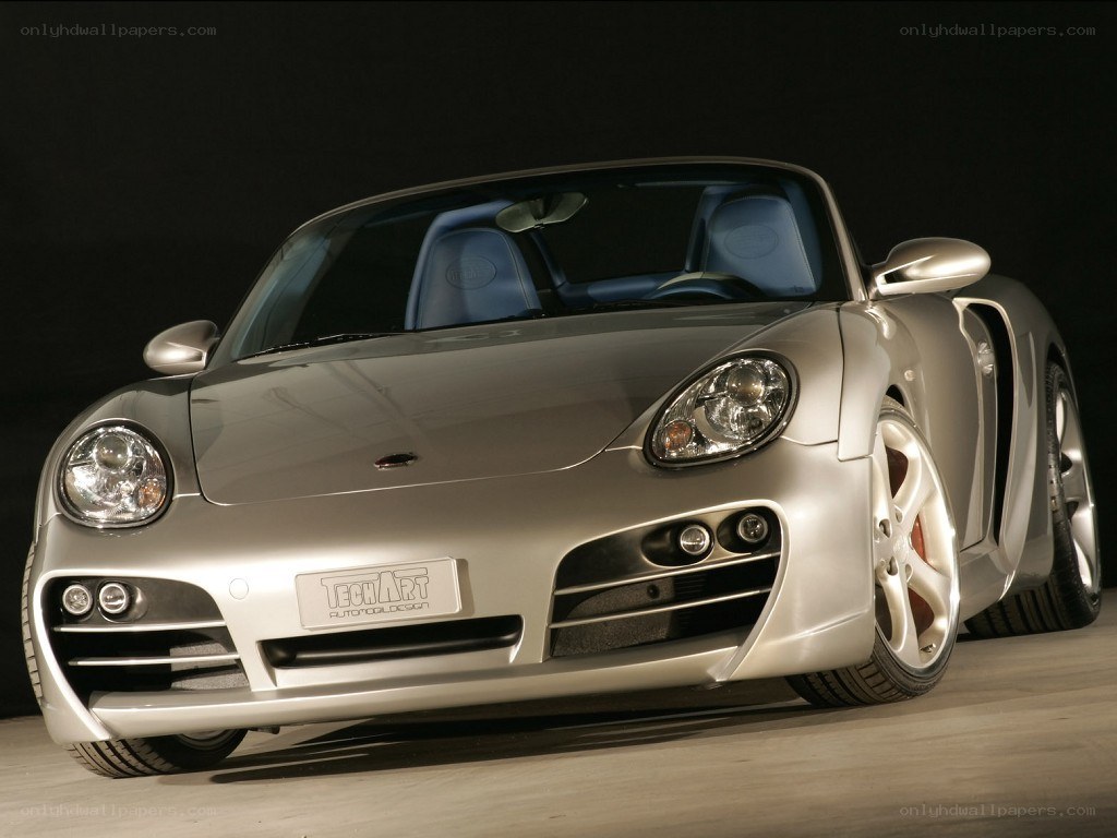 silver sports car front view