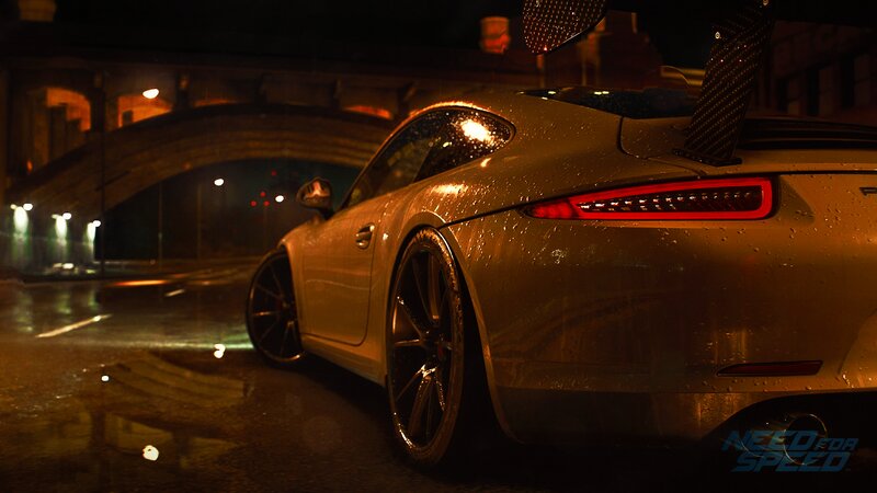 Silver Sports Car — Gold, Dramatic, Night, 3d Render