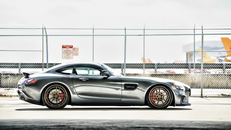 Silver Sports Car — Gray, Calm, Afternoon, Photograph, Fence