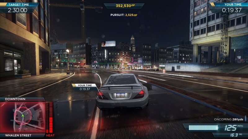 Silver Sports Car — Gray, Dark, Night