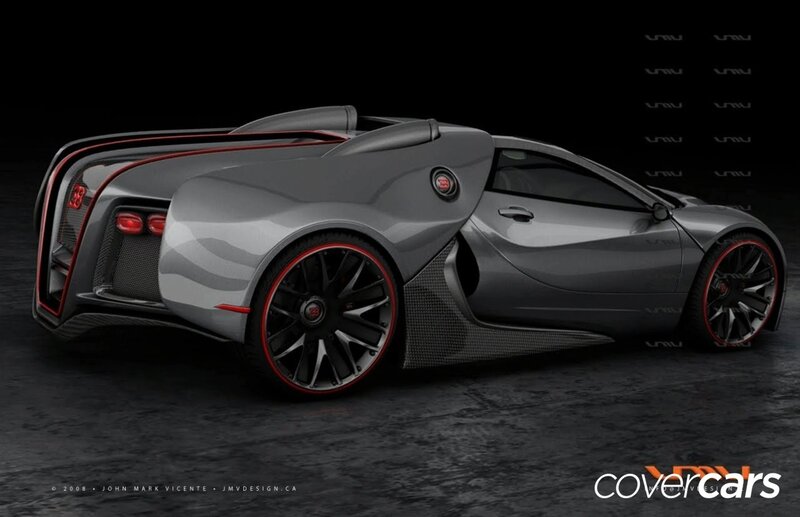 Silver Sports Car — Gray, Dramatic, 3d Render, Red Accents