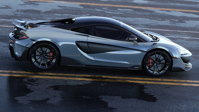 Silver Sports Car — Gray, Dramatic, 3d Render, Road, Wet Surface