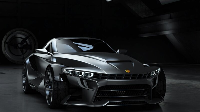 Silver Sports Car — Gray, Dramatic, 3d Render, Tire, Headlights