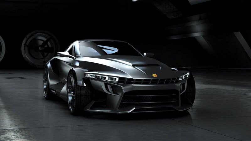 Silver Sports Car — Gray, Dramatic, 3d Render, Tire