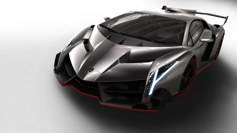 Silver Sports Car — Gray, Dramatic, 3d Render, Wings, Tires