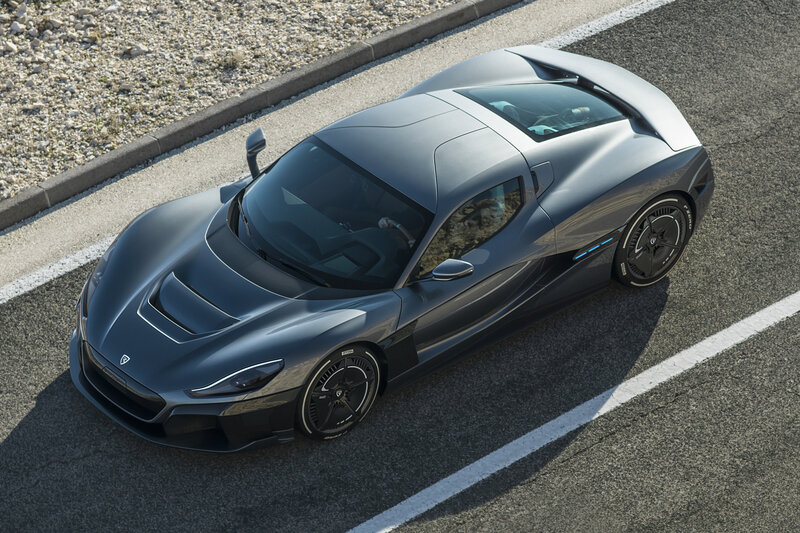 Silver Sports Car — Gray, Dramatic, Afternoon, Photograph, Asphalt Road