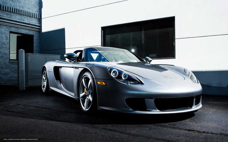 Silver Sports Car — Gray, Dramatic, Afternoon, Photograph, Building, Window, Asphalt