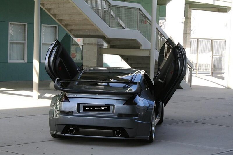 Silver Sports Car — Gray, Dramatic, Afternoon, Photograph, Car Doors