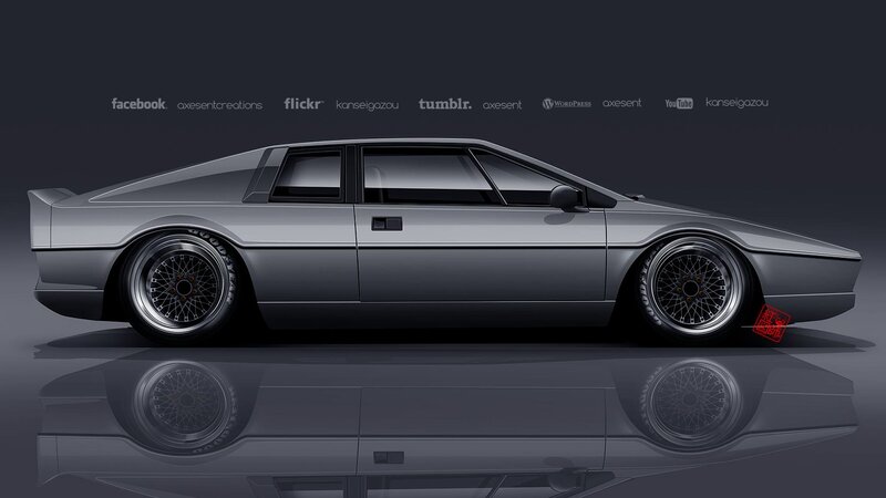 Silver Sports Car — Gray, Dramatic, Digital Art, Wheels, Rear Spoiler