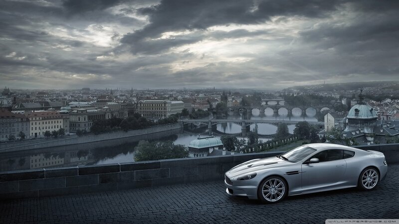 Silver Sports Car — Gray, Dramatic, Morning, Photograph