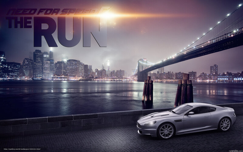 Silver Sports Car — Gray, Dramatic, Night, Digital Art, City Skyline, Bridge