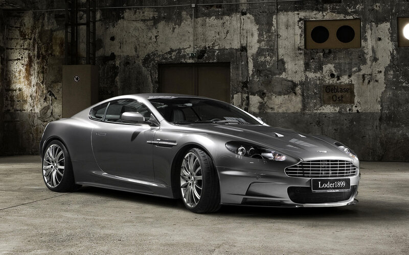 Silver Sports Car — Gray, Dramatic, Photograph, Concrete Wall