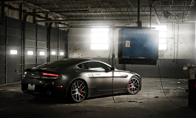Silver Sports Car — Gray, Dramatic, Photograph, Garage, Car Lift, Windows