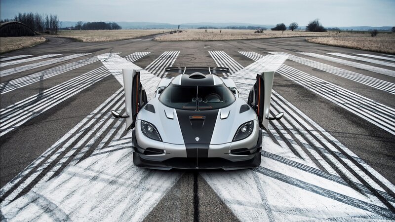 Silver Sports Car — Gray, Dramatic, Photograph, Open Doors