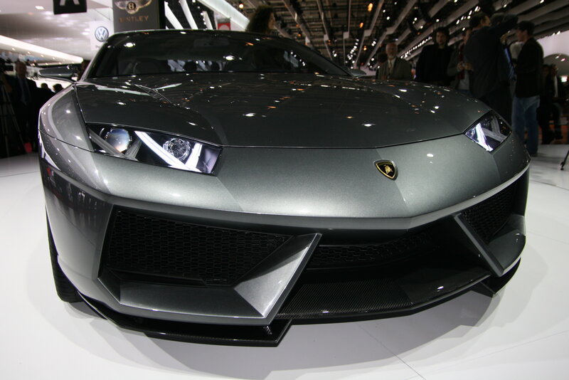 Silver Sports Car — Gray, Dramatic, Photograph, People, Exhibition Hall
