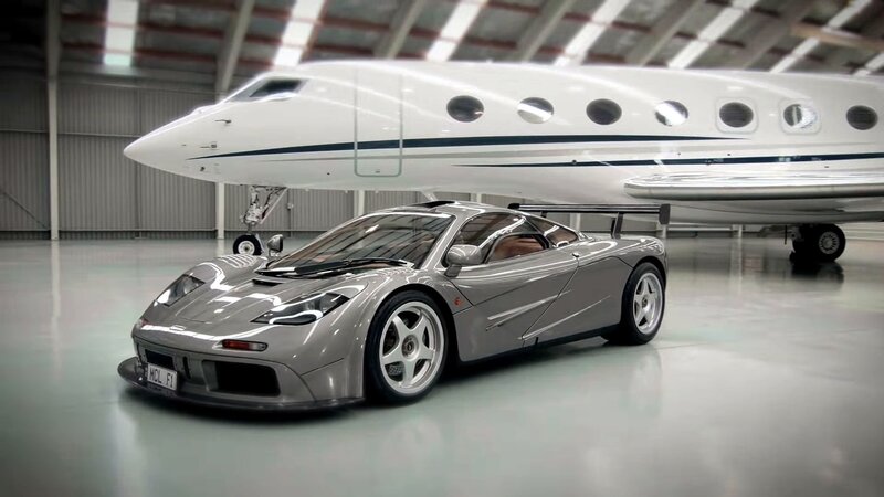 Silver Sports Car — Gray, Dramatic, Photograph, Private Jet