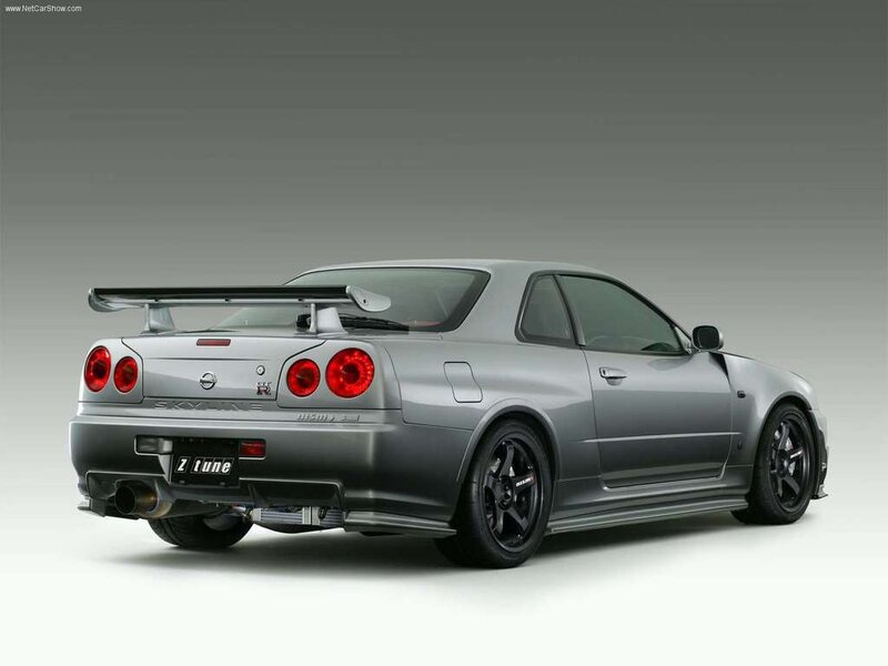 Silver Sports Car — Gray, Dramatic, Photograph, Rear Spoiler