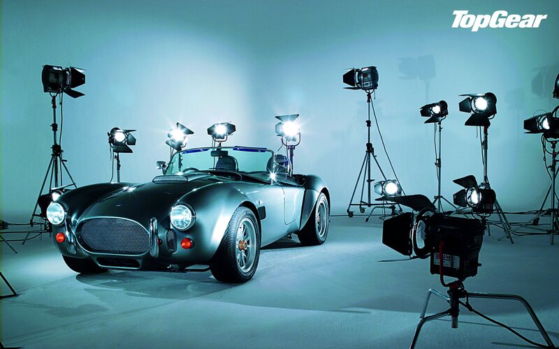 Silver Sports Car — Gray, Dramatic, Photograph, Studio Lights
