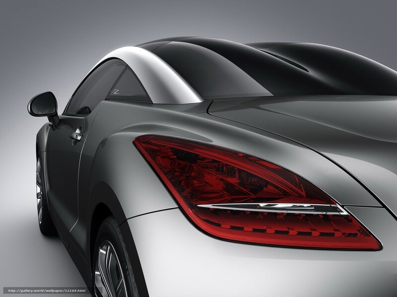 Silver Sports Car — Gray, Dramatic, Photograph, Taillight