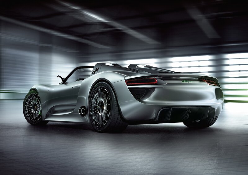 Silver Sports Car — Gray, Dramatic, Photograph, Tire, Exhaust, Black