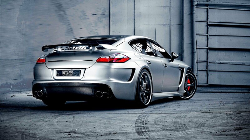 Silver Sports Car — Gray, Dramatic, Photograph, Tire Marks