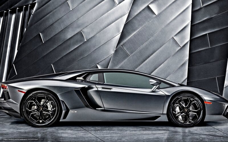 Silver Sports Car — Gray, Dramatic, Photograph, Wall