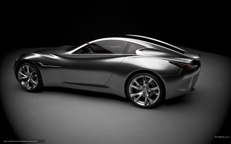 Silver Sports Car — Gray, Dramatic, Photograph, Wheels, Dark Background
