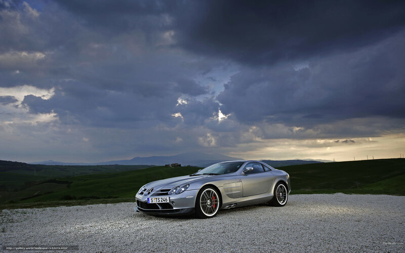 Silver Sports Car — Gray, Dramatic, Sunset, Photograph, Gravel