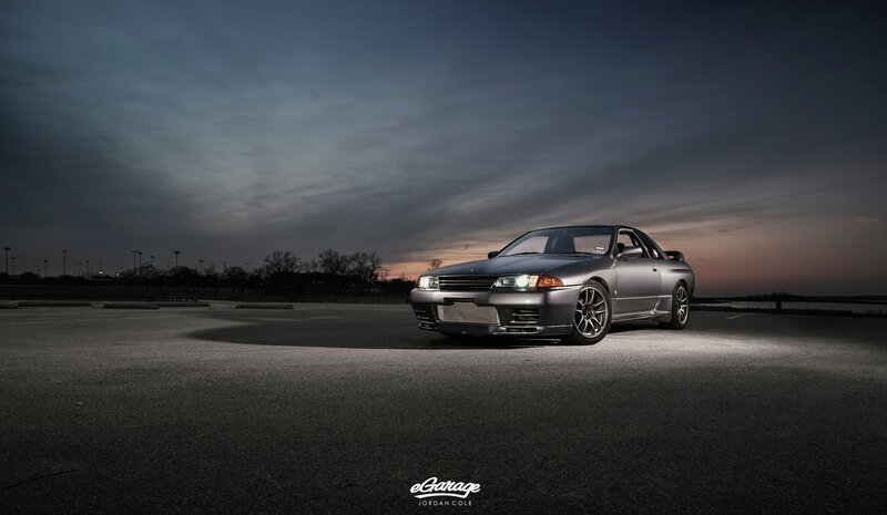 Silver Sports Car — Gray, Dramatic, Sunset, Photograph, Parking Lot