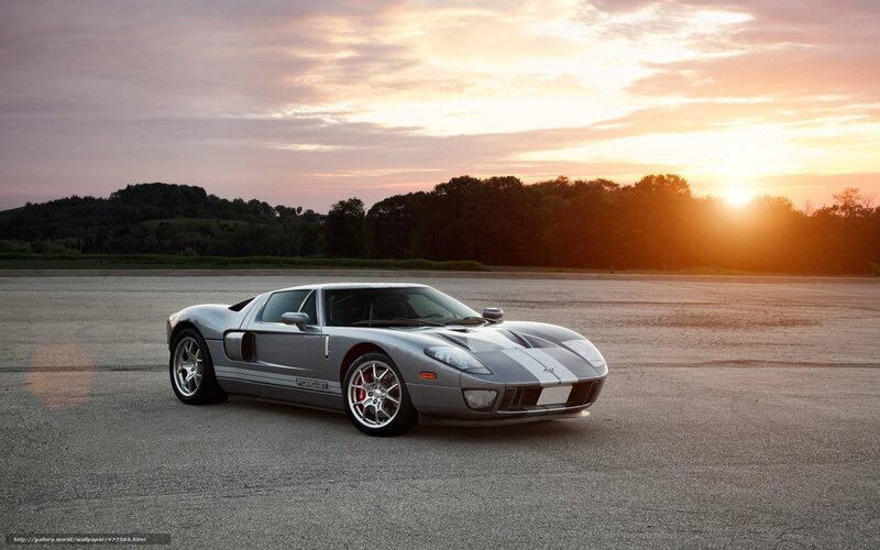 Silver Sports Car — Gray, Dramatic, Sunset, Photograph, Road, Trees