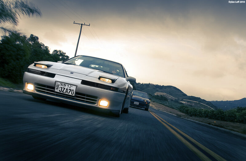 Silver Sports Car — Gray, Dramatic, Sunset