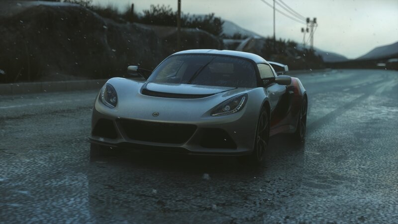 Silver Sports Car — Gray, Dramatic, Winter, 3d Render