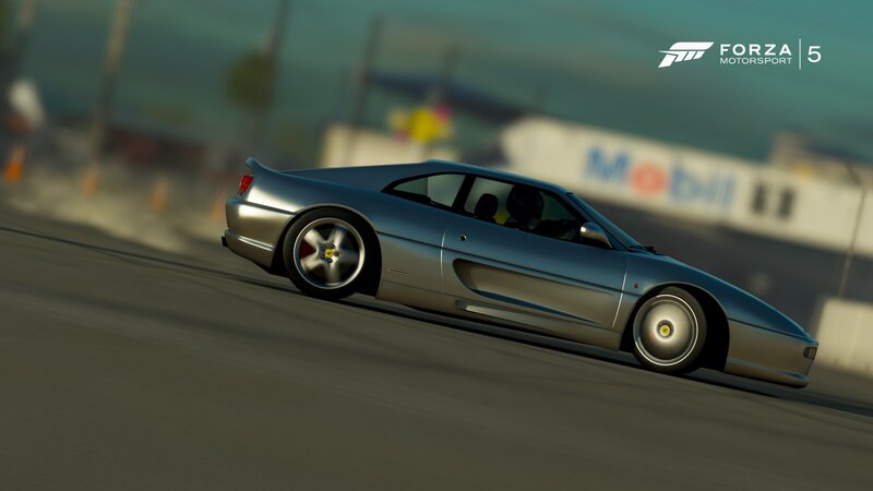 Silver Sports Car — Gray, Dynamic, Afternoon, 3d Render, Race Track, Mobil Sign