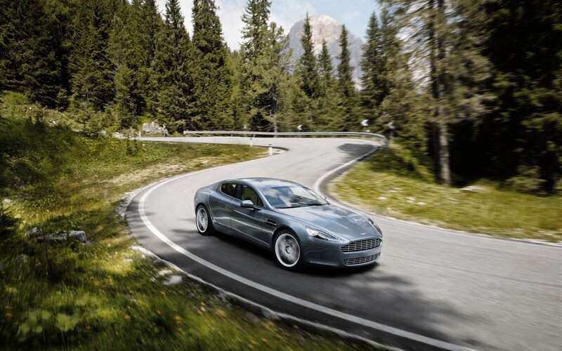 Silver Sports Car — Gray, Dynamic, Afternoon, Photograph, Road, Forest