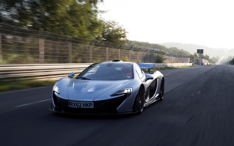 Silver Sports Car — Gray, Dynamic, Morning