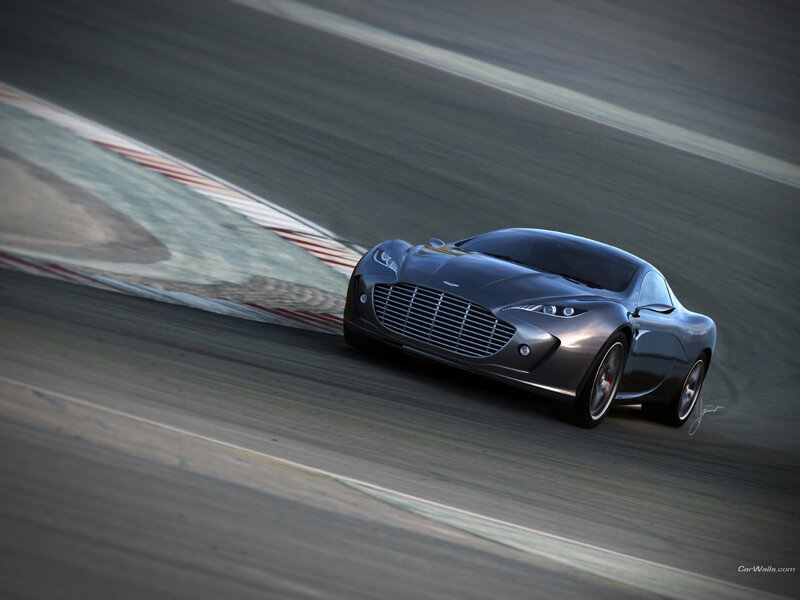 Silver Sports Car — Gray, Dynamic, Sunset