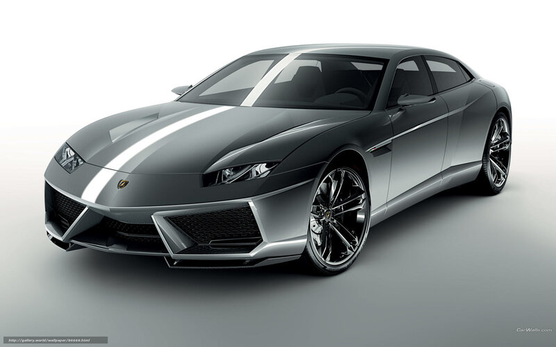 Silver Sports Car — Gray, Modern, 3d Render, Stripes
