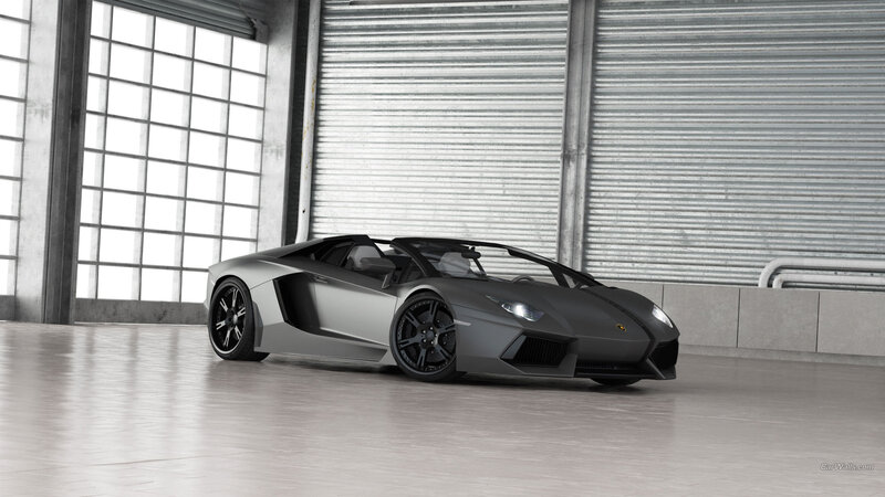 Silver Sports Car — Gray, Neutral, 3d Render, Garage