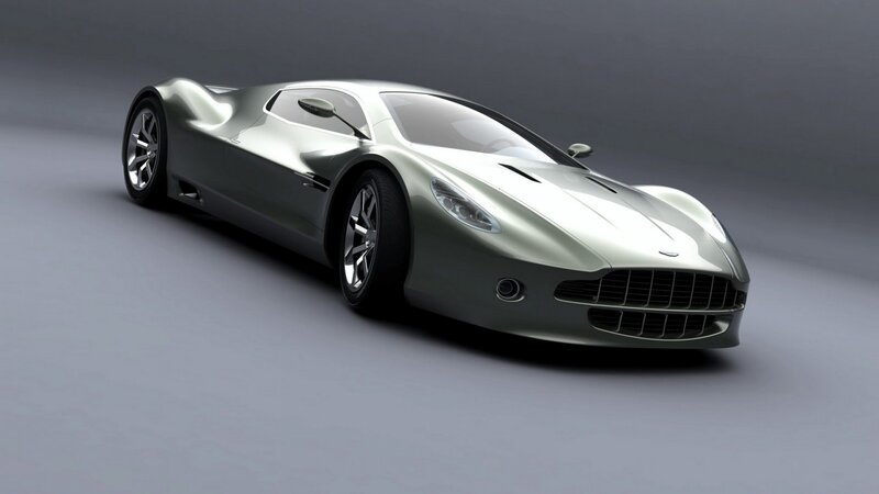 Silver Sports Car — Gray, Neutral, 3d Render, Wheel, Grille