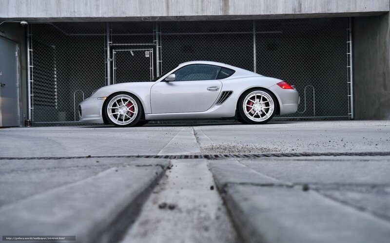 Silver Sports Car — Gray, Neutral, Photograph, Concrete Floor