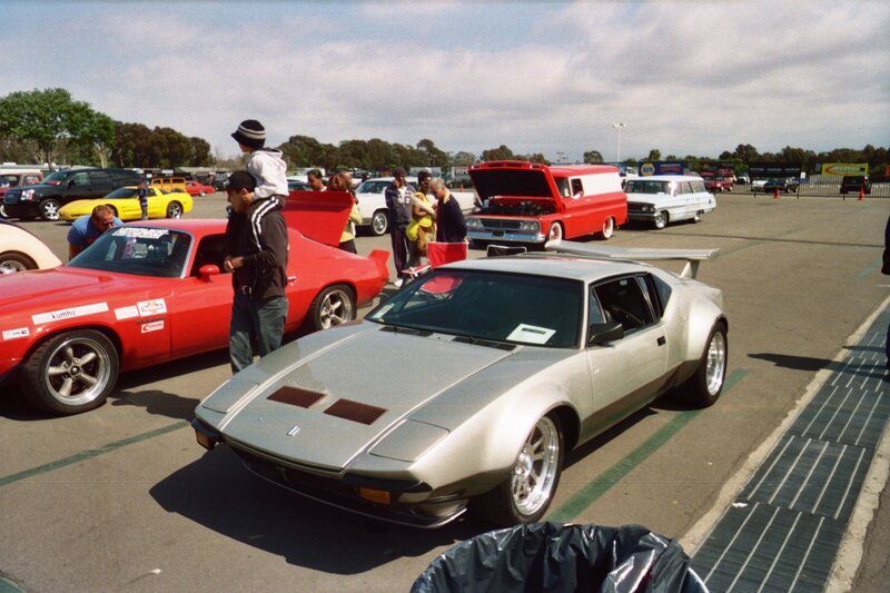 Silver Sports Car — Gray, Outdoor