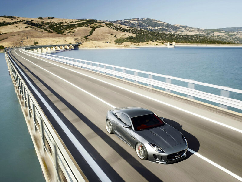 Silver Sports Car — Gray, Serene, Afternoon, Photograph, Bridge