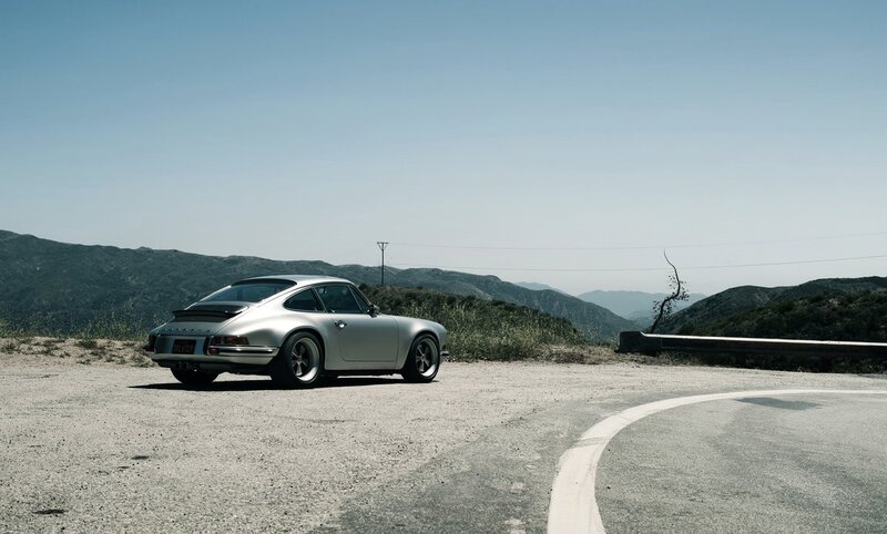 Silver Sports Car — Gray, Serene, Afternoon, Photograph, Mountains