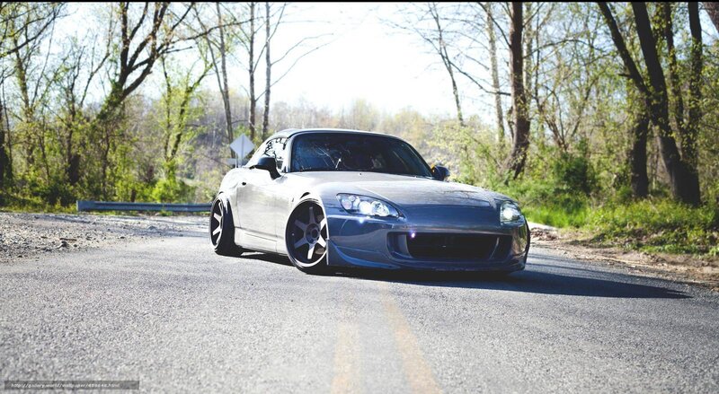 Silver Sports Car — Gray, Serene, Spring