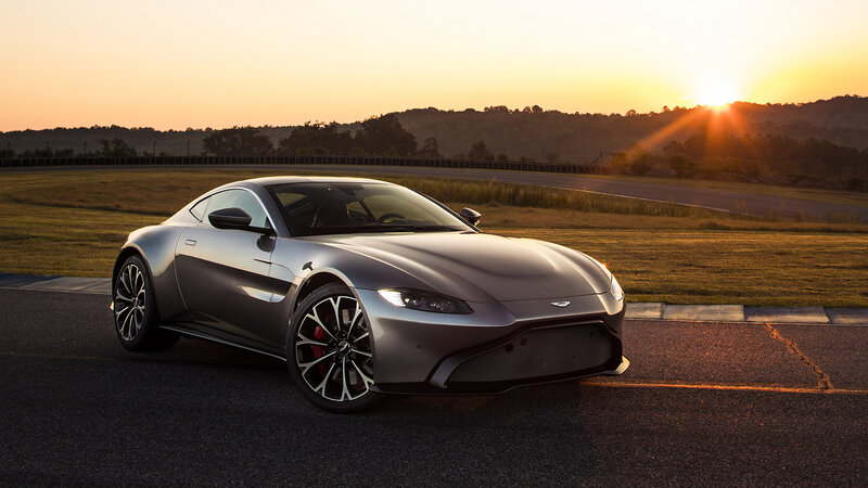 Silver Sports Car — Gray, Serene, Sunset, Photograph, Racetrack